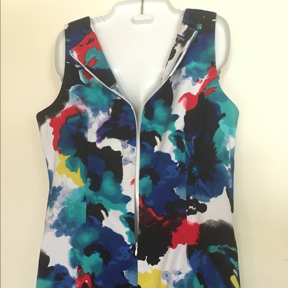 Mario Serrani Women's Multicolor Shift Dress - 12 - Picture 5 of 8